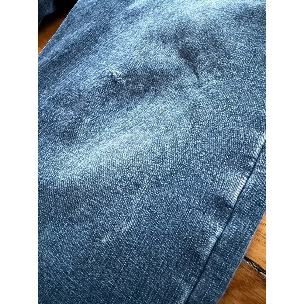 WEATHERPROOF VINTAGE 'Vintage Regular' Distressed Fleece Lined Jeans Mens sz 38